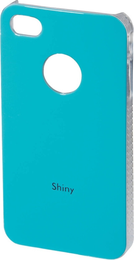 "Shiny" Mobile Phone Cover for Apple iPhone 4/4S light turquoise