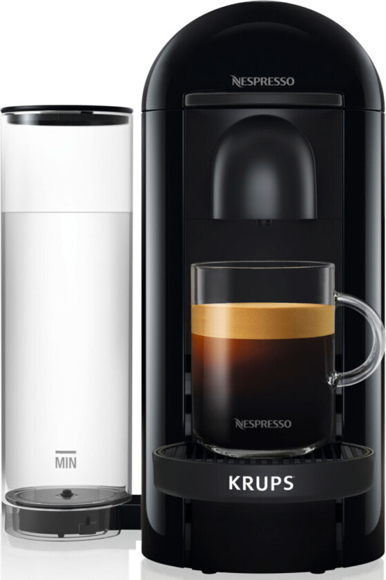 NESPRESSO® Vertuo Plus kaffemaskin fra Krups, Sort