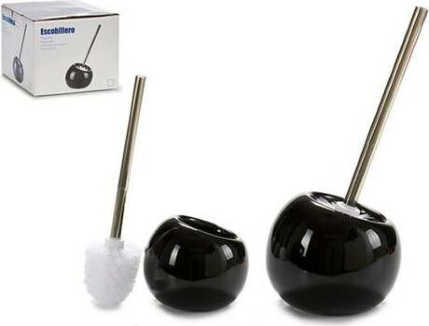 Toalettbørste Keramisk Sølv Rustfritt stål 15 x 33,5 x 15 cm