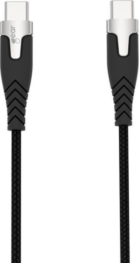 Gear USB-C til USB-C 2.0 Pro-klasse kabel 1,5m (sort)