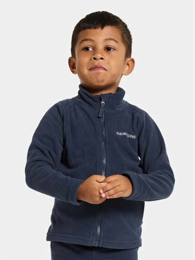 Bilde av Navy Monte Kids Fleece Cardigan str. 90