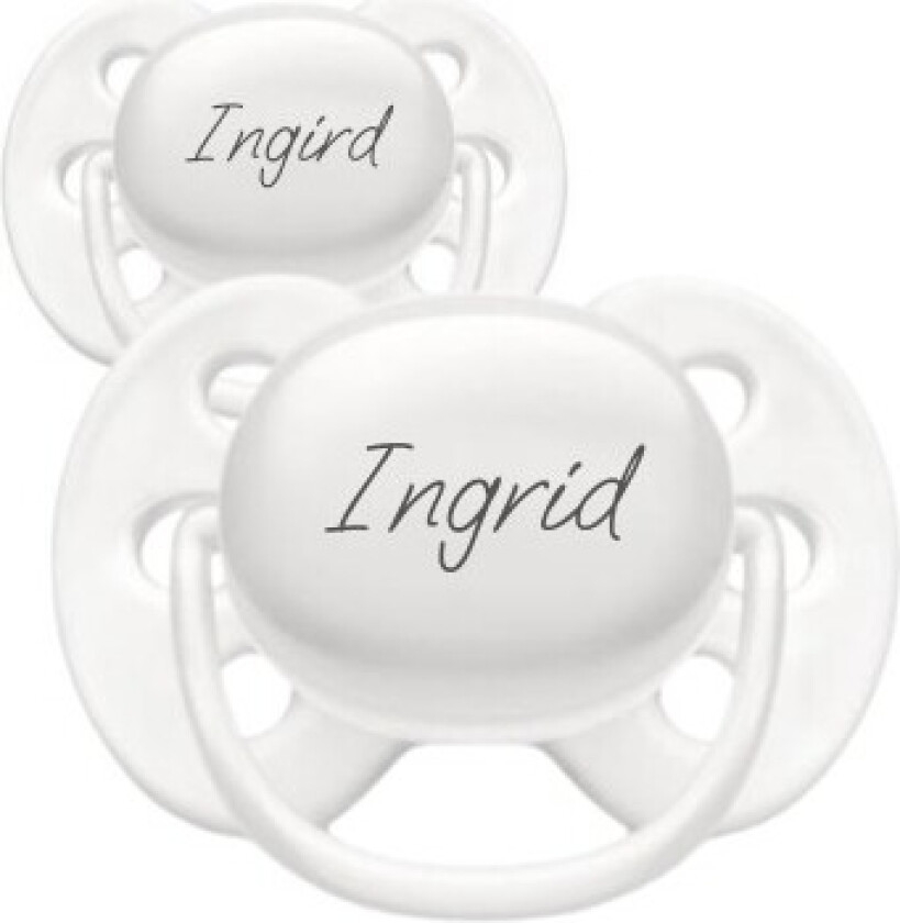 Ultra Soft, Str. 1 (0-6 Md.), Symmetrisk - Silikon, Smokker Med Navn