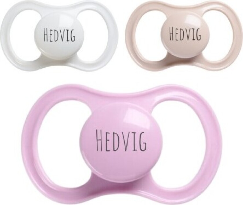 Esska Happy, Str. 2 (6+ Md.), Symmetrisk - Silikon, Smokker Med Navn