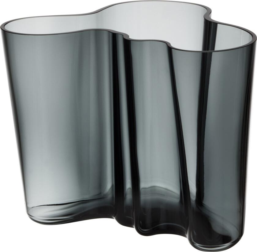 iittala Alvar Aalto vase mørkegrå 160 mm