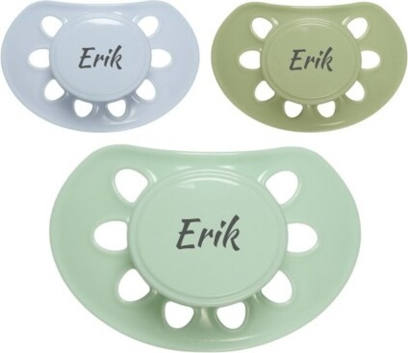 Esska Classic, Størrelse 2 (6+ Md.), Ortodontisk - Silikon, Smokker Med Navn