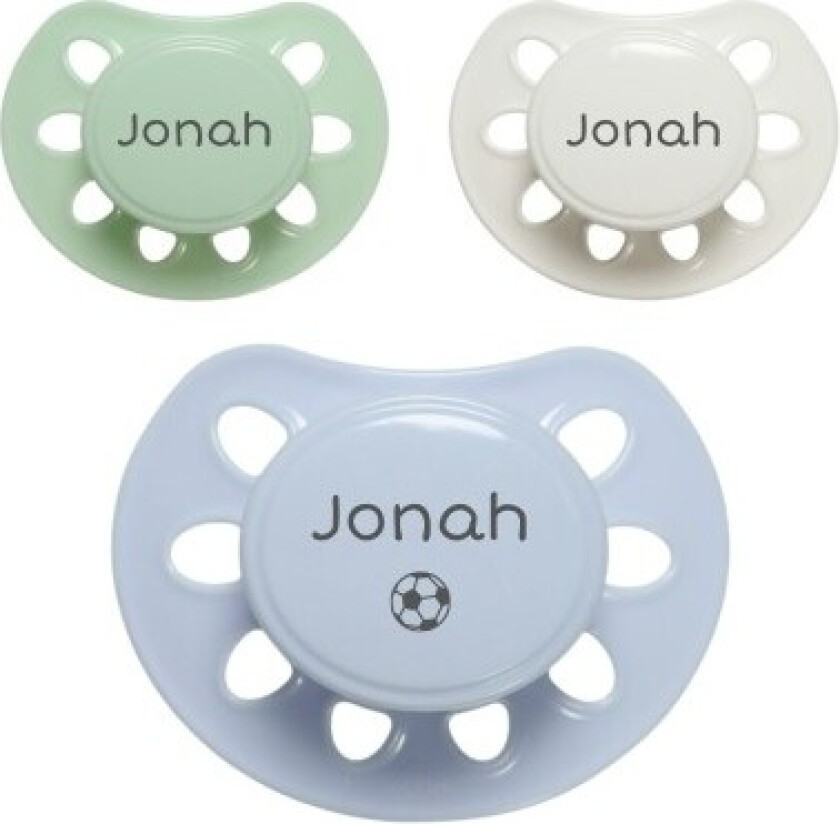 Esska Classic, Størrelse 1 (0-6 Md.), Ortodontisk - Silikon, Smokker Med Navn