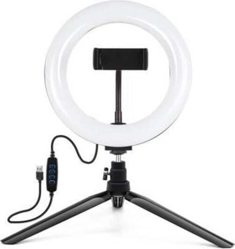 Tripod Mount with 20cm LED Ring Vlogging