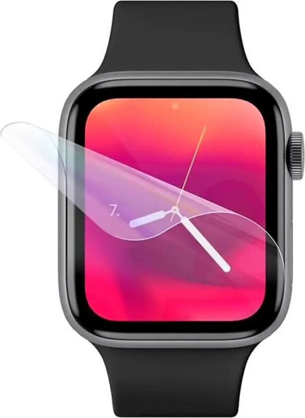 Fixed Apple Watch (42 / 44mm) Invisible Beskyttelsesfilm - 2 stk. - Gjennomsiktig