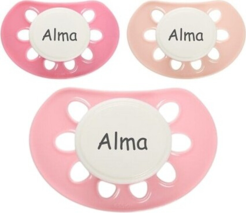 Esska Classic Night, Størrelse 2 (6+ Md.), Ortodontisk - Silikon, Smokker Med Navn