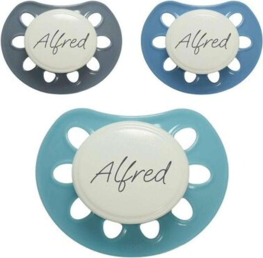 Esska Classic Night, Størrelse 1 (0-6 Md.), Ortodontisk - Silikon, Smokker Med Navn