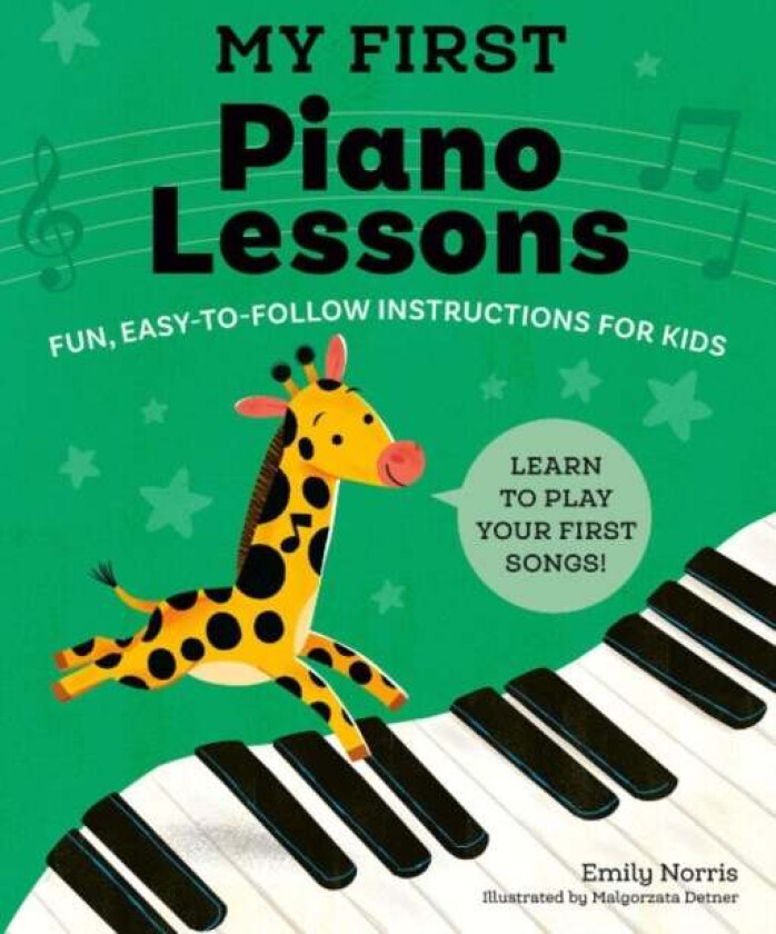 My First Piano Lessons Av Emily (Emily Norris) Norris