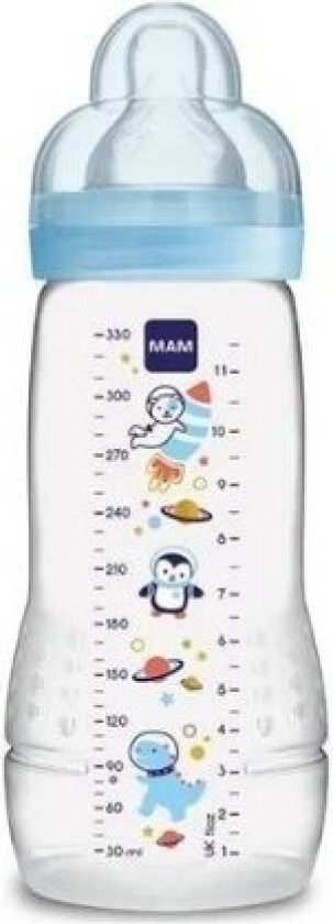 Mam, Easy Active Baby Bottle, 330 Ml., Blue