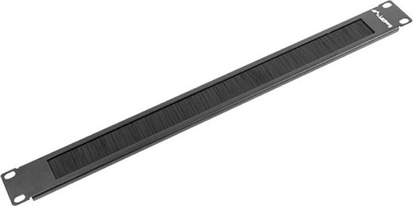 AK-1101-B 19" Brush Panel 1U Black