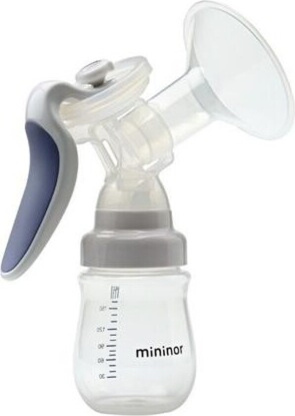 , Manuell Brystpumpe, Hvit - Transparent