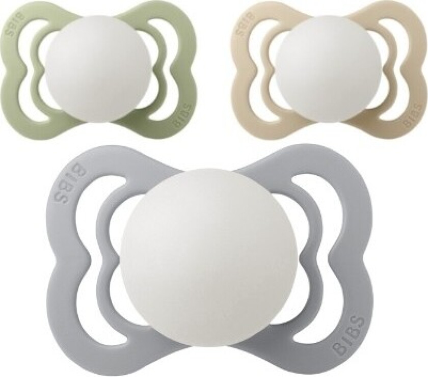 Bibs Supreme Night Glow, Str. 1 (0-6 Mnd.), Symmetrisk - Lateks,