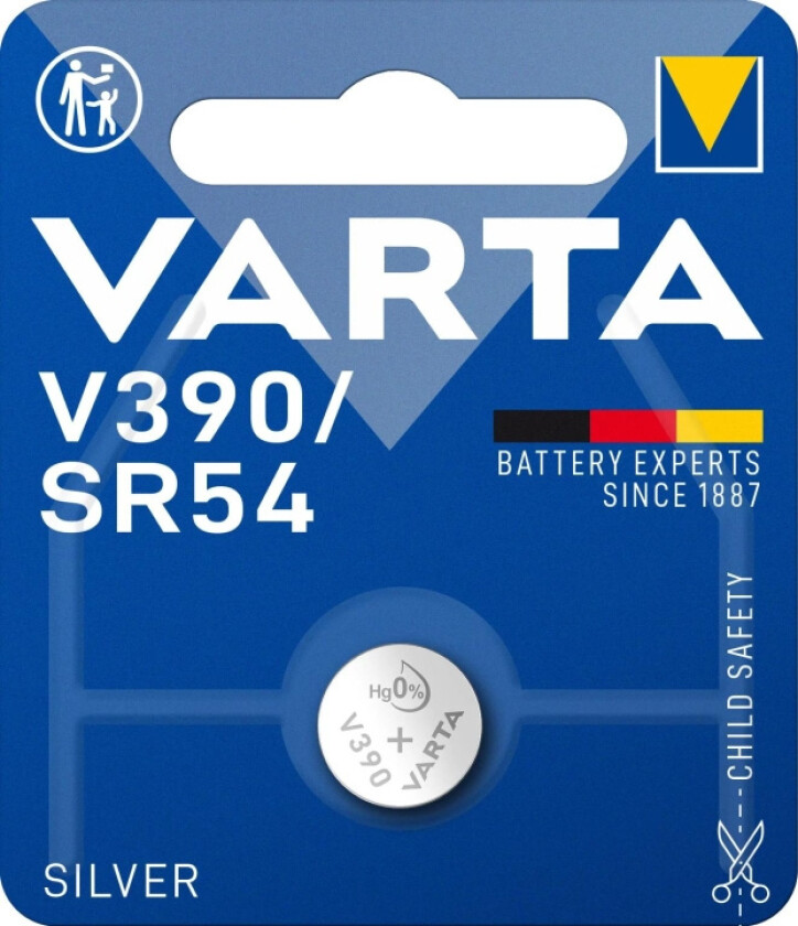 V 390 batteri (1-pakk)