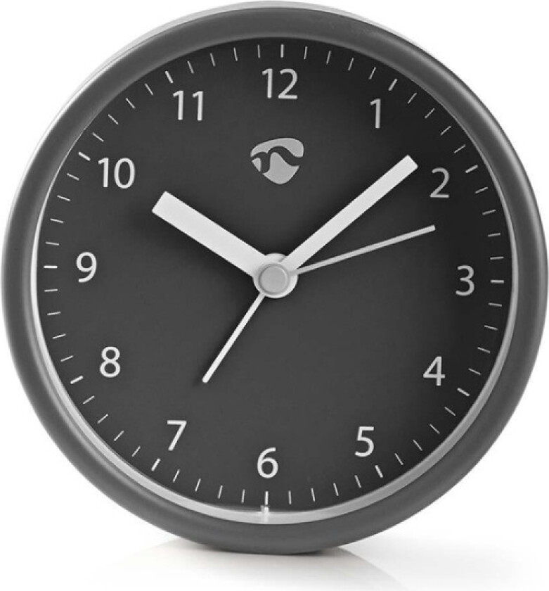 Analog Desk Alarm Clock slumrefunksjon Grå
