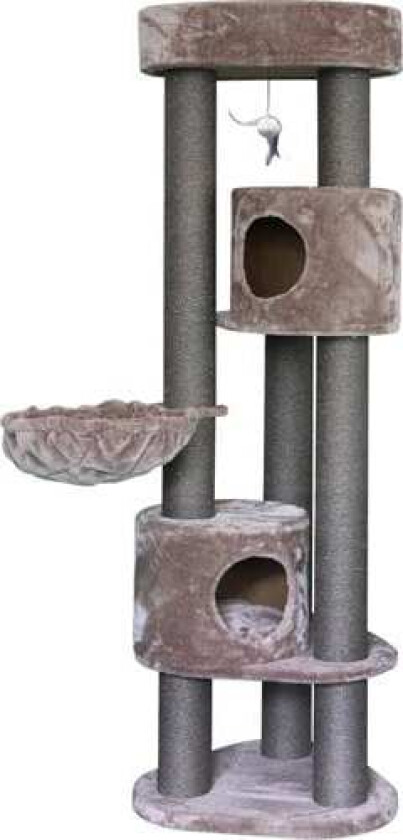 Bungalow Klorestativ til katt 180 cm Fuzzy Cappuccino