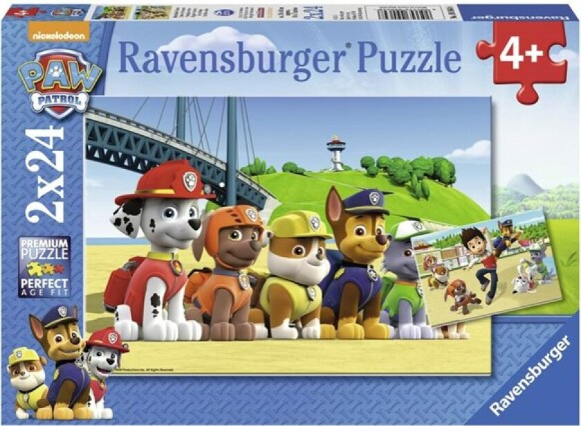 Puslespill 2X24 Paw Patrol