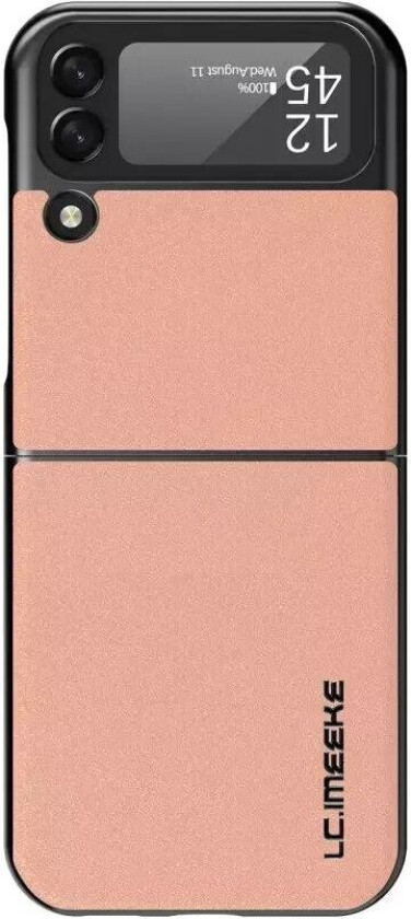 Samsung Galaxy Z Flip (5G) LC.IMEEKE Skinndekket Plastbakdeksel - Rosa