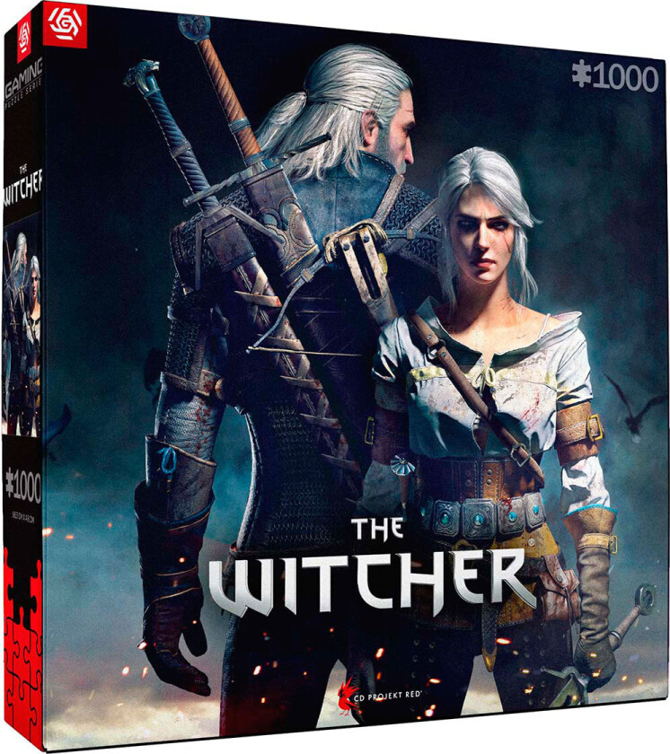 Good Loot Gaming Puzzle - The Witcher: Geralt & Ciri Puslespill 1000 Brikker