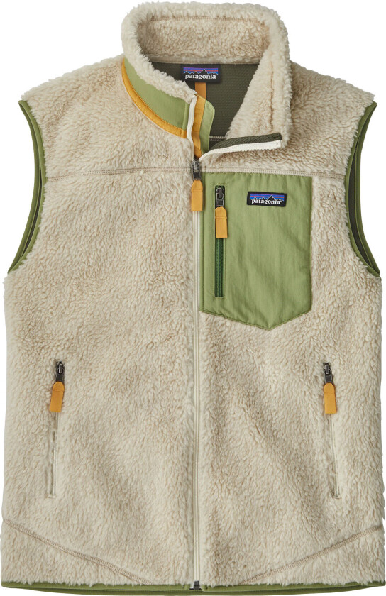 Classic Retro-X Vest Herre Dark Natural W/Buckhorn Green L