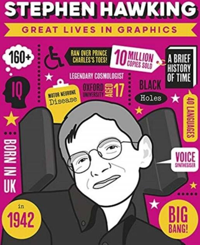 Great Lives in Graphics: Stephen Hawking av Books Button