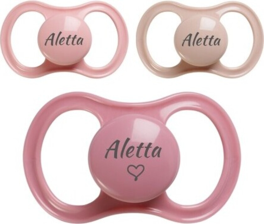 Esska Happy, Str. 2 (6+ Md.), Symmetrisk - Lateks, Smokker Med Navn