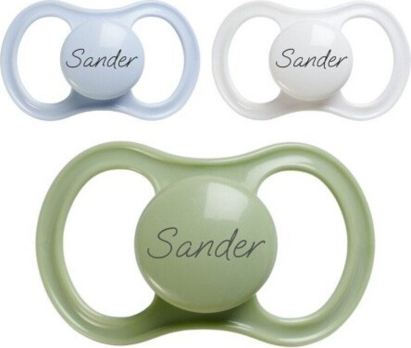 Esska Happy, Str. 2 (6+ Md.), Symmetrisk - Lateks, Smokker Med Navn