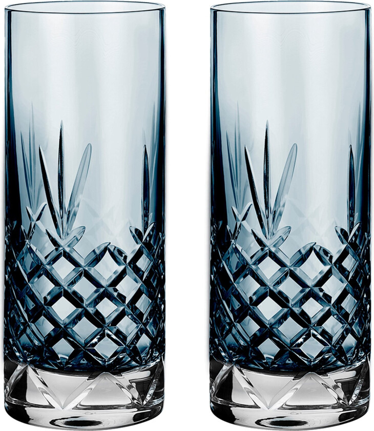 Crispy Highball Glass 2 stk, Sapphire