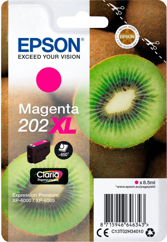 Blekk Magenta 8.5ml 202xl - Xp-6000/xp-6005