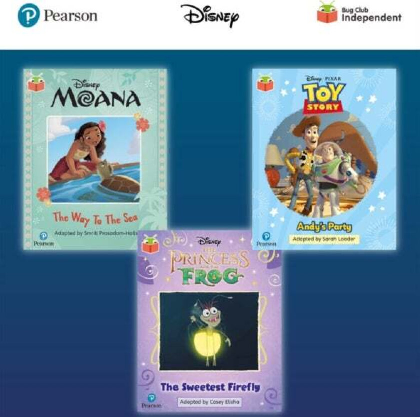 Pearson Bug Club Disney Year 1 Pack E, including decodable phonics readers for phase 5; Moana: The W av Smriti Prasadam-Halls