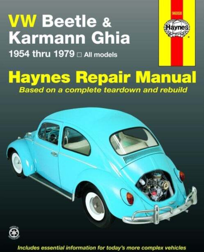 Volkswagen VW Beetle & Karmann Ghia (1954-1979) Haynes Repair Manual (USA) av Haynes Publishing