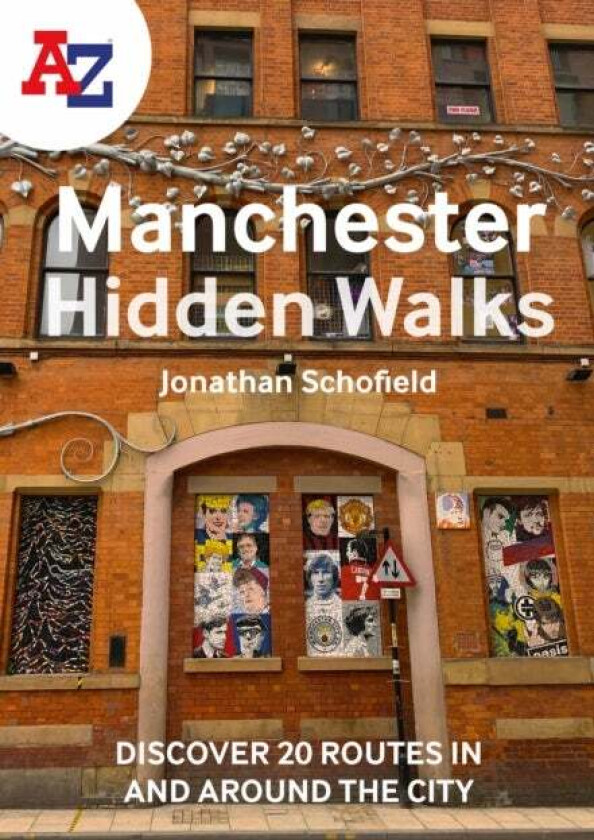 A -Z Manchester Hidden Walks av Jonathan Schofield, A-Z Maps
