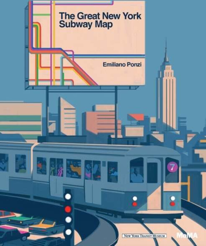 The Great New York Subway Map av Emiliano Ponzi