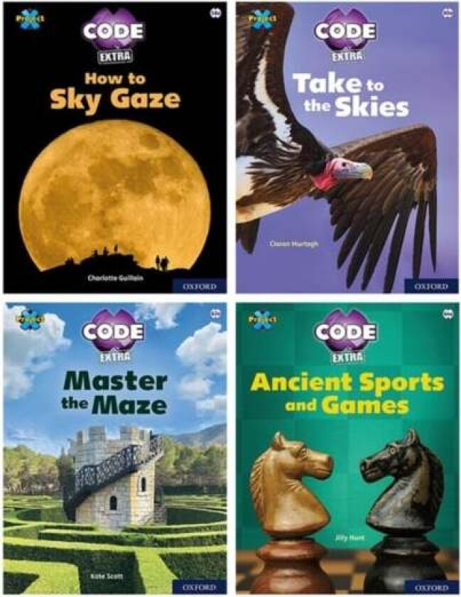 Project X CODE Extra: White and Lime Book Bands, Oxford Levels 10 and 11: Sky Bubble and Maze Craze, av Ciaran Murtagh, Kate Scott, Jilly Hunt, Charlo