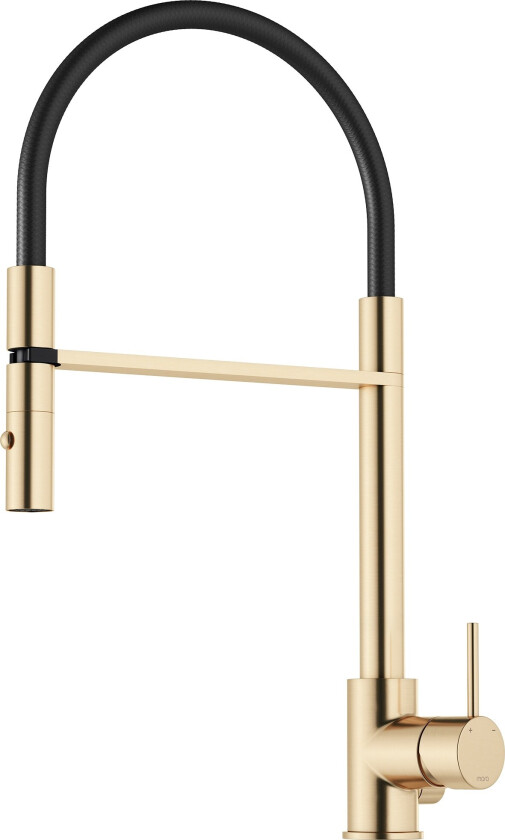 INXX II Minipro blandebatteri med ventil (børstet messing)