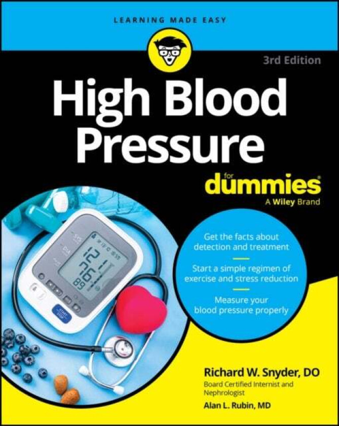 High Blood Pressure For Dummies av Richard (Philadelphia College of Osteopathic Medicine) Snyder