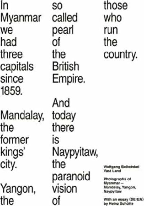 Wolfgang Bellwinkel: Vast Land av Heinz Schutte