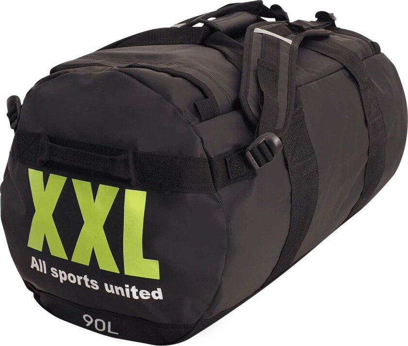 Duffel Bag 90L, vannavvisende bag BLACK