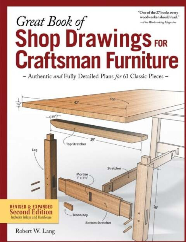 Great Book of Shop Drawings for Craftsman Furniture, Second Edition av Robert W. Lang