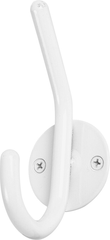 Hattekrok enkel A4 - hvit