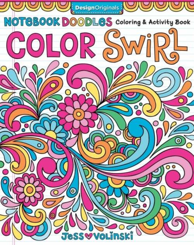Notebook Doodles Color Swirl