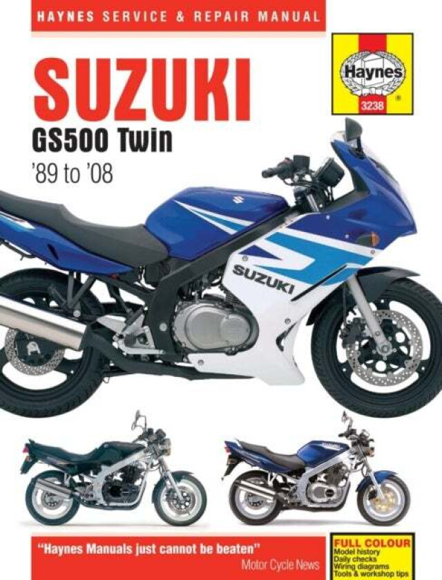 Suzuki GS500 Twin (89 - 08) Haynes Repair Manual av Haynes Publishing
