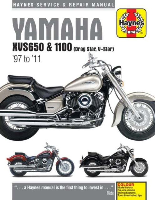 Yamaha XVS650 & 1100 Drag Star/V-Star (97 - 11) Haynes Repair Manual av Phil Mather