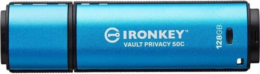 IronKey Vault Privacy 50 Series - USB flash drive - 128 GB - TAA Compliant - 128GB - Minnepenn