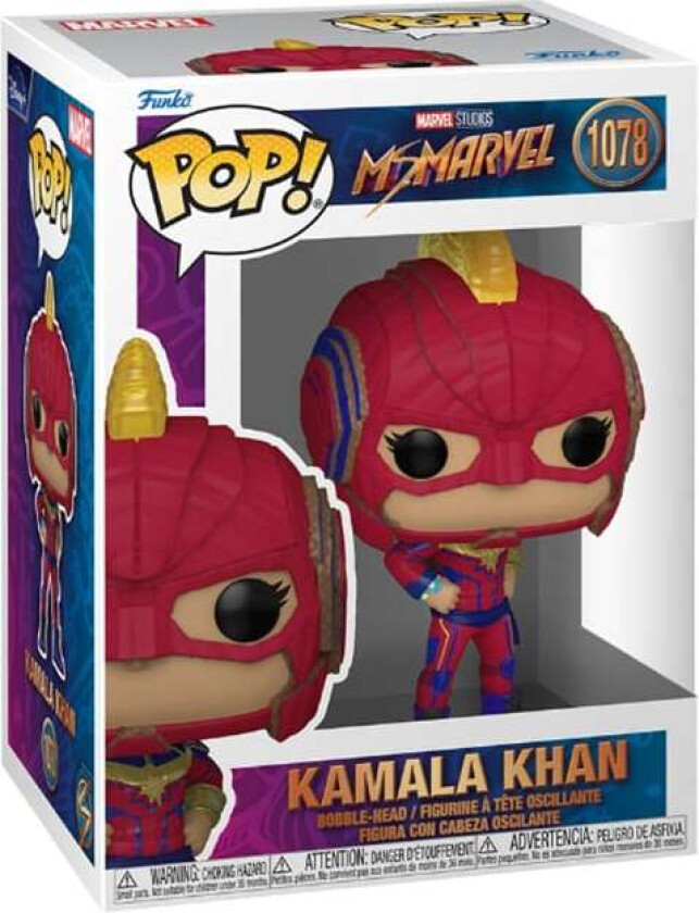 Pop! Ms Marvel Kamala Khan figur