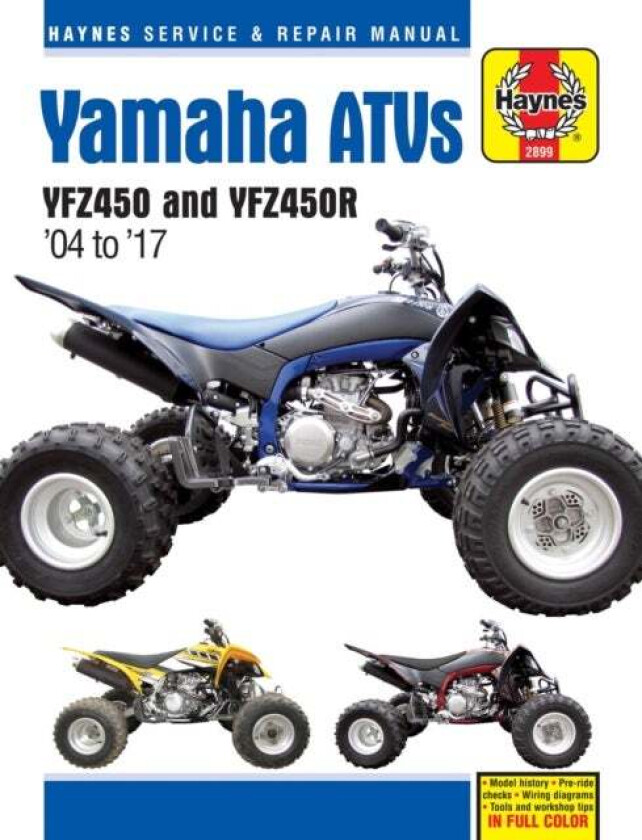 Yamaha YZF450 & YZF450R ATV Repair Manual av Haynes Publishing