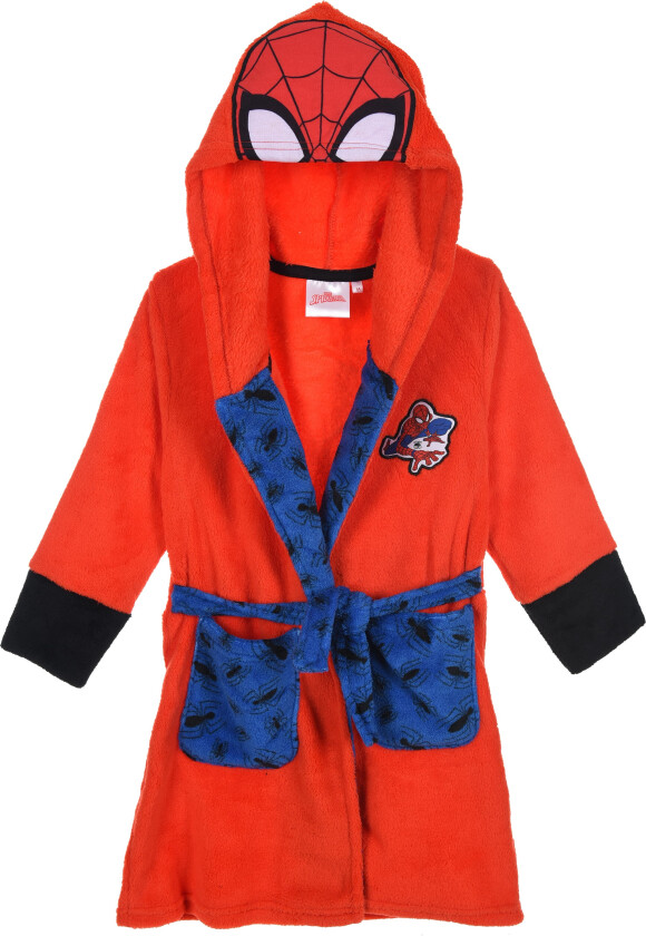 Coral fleece Badekåpe - Red - 128