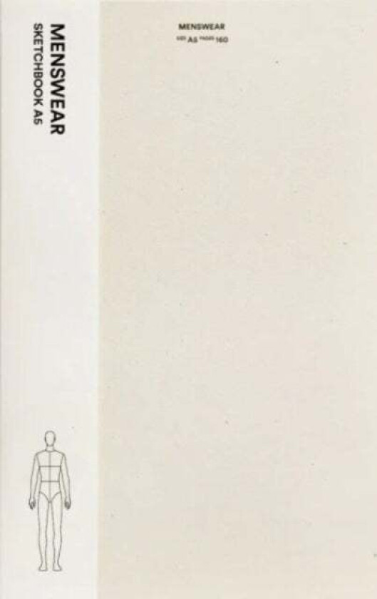 Fashionary Menswear Sketchbook A5 av Fashionary